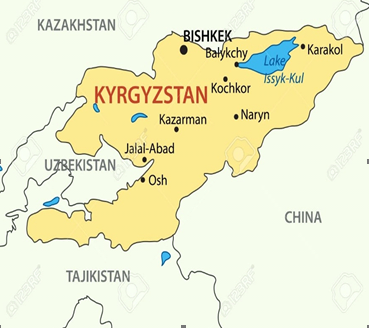 Map Of  Kyrgyzstan